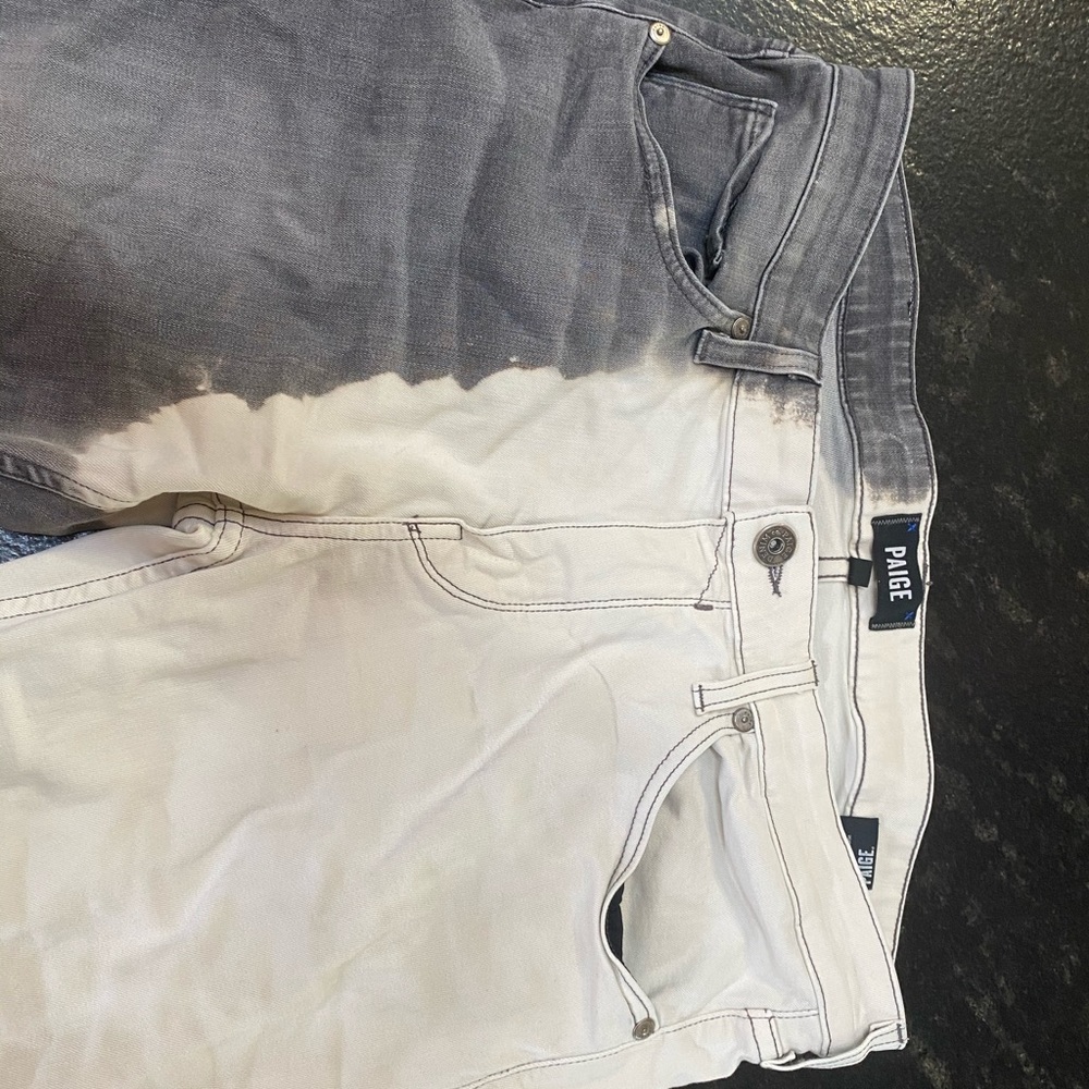 Paige Denim Bleach Fade Design